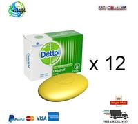 12 X Dettol Antibacteriano Barras de Jabón Desinfectante 100g [6 Doble Packs ]