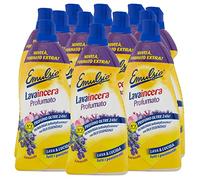 12 x Emulsio Lavaincera perfumada lava y brillante para suelos con aceites esenciales de lavanda - 12 botellas de 950 ml cada una