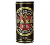 12 X Faxe Extra Fuerte 10% Vol. Cerveza Fuerte De Dinamarca 1 Litro Lata