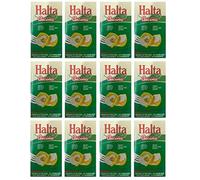 12 x Halta Cucina Preparato Alimentare UHT per Cucina Preparación Crema UHT para la cocina, ideal para pasta, salsas, pizza y crema de cocina, 1000 ml