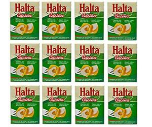 12 x Halta Cucina Preparato Alimentare UHT per Cucina Preparación cremosa UHT para la cocina, ideal para pasta, salsas, pizza crema de cocina, 200 ml