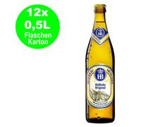 12 X Hofbräu Original 0.5l En Botellas Cartón Incl. Reutilizable Depósito 5,1%
