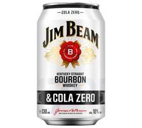 12 X Jim Beam Y Cola Zero 330 Ml Lata 10% Vol.EINWEG
