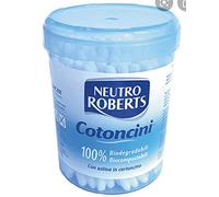 12 x NEUTRO ROBERTS Varillas Cotoncini Biodegradable 100 Piezas