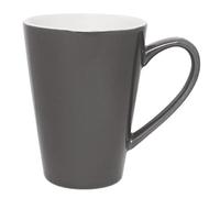 12 x Olympia Cafe Latte tazas carbón 340 ml - tazas de café Espresso de porcelana