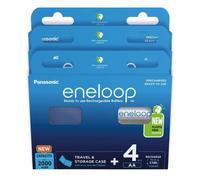 12 X Panasonic eneloop Aa 2000mAh Baterías Recargable BK-3MCCE Recipientes Caja