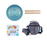 12 Zodiaco Etéreo Tambor 8 Nota Lengua De Acero Handpan Instrumento Percusión Juguete Educativo Musical Fácil Tocar Handpan Drum Instrumento Percusión Para Principiantes Meditación Curación