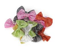 120 Accesorios para el Pelo con Lazo, 7 Colores, Bonito Soporte para Coleta de Cocodrilo con Forma de Mariposa para Niñas, Pinzas para el Pelo de Poliéster Hechas a Mano, Regalos