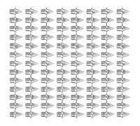 120 agujas de campo de pista de 1/4 pulgadas con llave y cruces, picos de campo para deportes de sprint, zapatos cortos de correr para deportes de sprint, zapatos cortos para correr, escalar