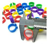 120 anillos de pie de pollo de 2 cm de diámetro interior para aves de corral, pato, ganso, pájaro, gallina