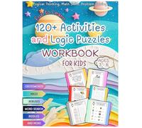 120+ Awesome Activity Book for Kids: 120+ Logic Puzzles and Activities for Kids Ages 3-8: Fun Brain Games, Math Puzzles, Riddles, Mazes and More! (Activity Series for Curious Kids)