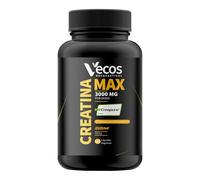 120 Cápsulas Creatina Creapure en Cápsulas 3000mg Vecos | Creatina de Alta Pureza para Fuerza y Rendimiento