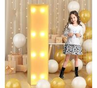 120 cm - 4 pies de letra gigante LED iluminada I, letrero de mosaico iluminado de marquesina, lámparas de letras LED para San Valentín, cumpleaños, Navidad, Año Nuevo