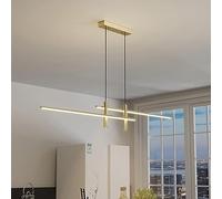120 CM Minimalismo moderno Lámpara lineal de tubo largo simple Lámpara colgante LED regulable continua Lámpara colgante de techo lineal de isla de cocina nórdica para comedor Sala de estar Dormitorio