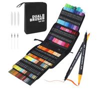 120 Colores Rotuladores Lettering,Rotuladores Doble Punta,Doble Punta Pincel,para Adultos,Muy Adecuado para Pintar, Escribir a mano, Graffiti y Hecho a Mano