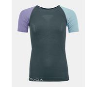 Camiseta funcional de mujer Ortovox 120 Comp Light Short Sleeve W Talla: L / Color: gris/violeta