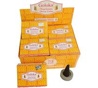 120 conos de incienso Goloka Nagchampa Dhoop Cones 12 cajas con porta inciensos pack aroma fragancia ambientador