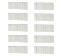 120 Counts White Clear PET Label Writable PET Page Marker Bookmarks Adhesive Notes 44x11MM Labelling Sticker For Binder Clear Note Pad