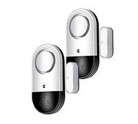 120 DB Loud Door and Window Open Alarm Sensor 2 Pack for Kids, Dementia Patients Safety, Wireless Security Alarms Keep Your Home, Pool, Cabinet, Business Safe