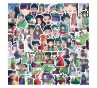 120 diseños de pegatinas de anime, pegatinas de vinilo de dibujos animados, adecuadas para monopatines, botellas de agua, ordenadores, libros, etc. Pegatinas de dibujos animados