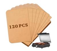 120 forros desechables para freidora de aire compatibles con Ninja Sizzle y parrilla interior GR101, accesorios de parrilla antiadherente para placa eléctrica Ninja para interiores