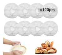 120 gorros de ducha para pan de masa madre, fundas reutilizables para prueba de pan, cubierta de pan de plástico para levantar, cubiertas para cesta de prueba de pan Banneton, cubiertas de plástico