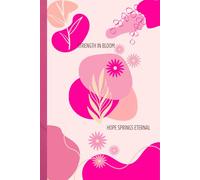 120 GSM A5 Dot Grid Journal Dairy Hardbound: 214 Pages | (Strength in Bloom)