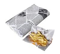 120 Hojas de Papel Antigrasa Impreso para Envolver Alimentos, Almohadilla Impermeable Multiusos, Sándwich Vintage, Apto para Pollo Frito y Patatas Fritas (22 * 22cm)