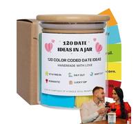 120 ideas de citas en un frasco | Boda y regalo para parejas | Despedida de soltera y regalo de boda, actividades creativas para recién casados y despedidas de soltera - Tarro de recuerdos
