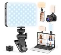120 LED Selfie Light with Front and Back Clip for Mobile/Laptop, 3 Light Modes Mobile Phone Selfie Light with Clip, Compact for Mobile Phone, Zoom Meetings, Video Calls, Laptop