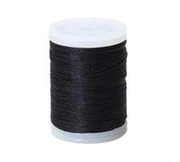 120 m de hilo de servir para cuerdas de arco 400D carrete de cable de nailon adecuado para montaje de mira mirada nock envoltura y bigote accesorio (negro)