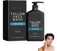 120 ml Beef Tallow Face Wash for Men,Beef Tallow Skin Care Facial Cleanser,Gentle Face Cleanser Moisturizer, Skin Care For Men,Deeply Hidratación y Nourishes, For All Skin Types. (1pcs)