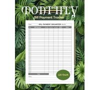 120-Month Bill Payment Tracker For Home & Business: Simple Monthly Bill Records and Checklist Planner & Organizer Log Book for Finance Management. ... Tracker. Large 8.5 x 11 Inches, 125 pages.