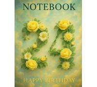120 Page Grid Notebook - Happy Birthday 24: A Luxurious Floral-Themed Birthday Notebook for 24-Year-Olds