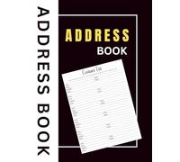 120 Page Large Print Address Book - 8.5" x 11" Full-Size Organizer with Alphabetical Tabs | Perfect for Home, Office & Family Contacts