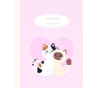 120-Page Lined Notebook, Playful Cats with Yarn: 8.5" x 11" Adorable Pastel Cat Scene - Perfect for Taking Notes, Journaling, Sketching, School or Everyday Inspiration!