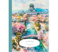 120-Page Lined Notebook, Sakura Pathway: 8.5" x 11" Serene Cherry Blossom Walkway - Perfect for Notes, Journaling, Sketching, School or Creative Writing!