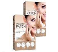 120 pcs cinta facial elevando invisible, parches de elevación facial en V-fibra, cinta adhesiva impermeable cinta adhesiva uso invisible antes del maquillaje, adhesivo facial (2box)