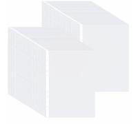 120 Pcs Funda de Anillas Din A4 Transparente 0.16mm, 11 Agujeros, Fundas Perforadas Folio para Organización de Documentos para Carpetas de 2/3/4 Anillas, de Plástico PP, para Oficina Estudio Archivo