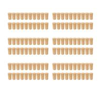 120 Pcs / Lote Tapones de Madera Natural Tapones de Vino Tapón de la Botella de Madera Tapones de Botella de Vino Tipo Cono Tapón de Sellado Tapones