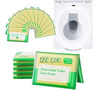 120 Pcs Protector WC Desechable Protector Water Desechables Papel Cubre Inodoro Niños Paquete Individual Talla Universal Funda Desechable WC Niño para Baño