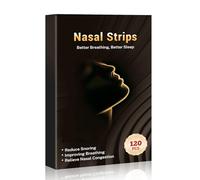 120 Pcs Tiras Nasales Antironquidos Negro, Nasal Strips parches nasales para evitar ronquidos, mejora la respiración y el sueño mejorando el flujo de aire die Den SchlafVerbesserung der. (Schwarz)