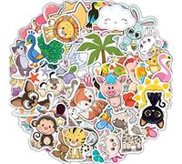 120 pegatinas para niños, para cuadernos, mopas, etc. Incluye pegatinas de animales, flores, hadas, estrellas, 27,5 x 83,53 cm