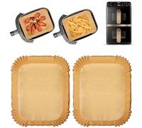 120 piezas de papel de horno Airfryer accesorios para Philips Airfryer 4000 Series Stacked Dual Basket, freidora de aire caliente, papel de horno Air Fryer, accesorios para Philips NA460 NA462 10L