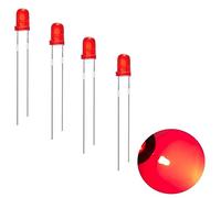 120 Piezas Diodos Led 3mm, Rojo 3V Luce de Led Diodo Emisores Difusa 2 pin