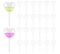 120 Piezas Gotero Líquido, Cuentagotas Pipetas Plástico, Pipetas de Transferencia 4 ml, Pipetas Graduadas, Pipetas Exprimibles para Fresas, Chocolate, Mermelada forma de corazon