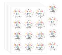 120 Piezas Pegatinas Gracias, 4cm Etiquetas Adhesivas Gracias para Baby Shower Boda Despedida de Soltera Cumpleaños Sello de Sobres Regalos Embalaje (Thank You for Coming)