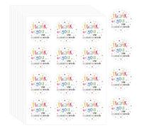 120 Piezas Pegatinas Gracias, 4cm Etiquetas Adhesivas Gracias para Baby Shower Boda Despedida de Soltera Cumpleaños Sello de Sobres Regalos Embalaje (Thank You for Celebrating with Me)