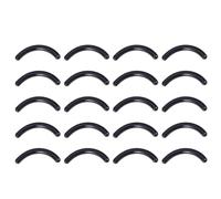120 Piezas Recambio de Rizador de Pestañas Negro de Silicona | Tira de Repuesto Alta Elasticidad, Ajuste, Prolonga la Vida Útil del Rizador, Accesorio Negro