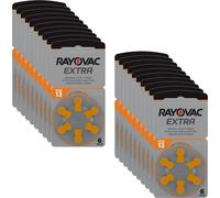 120 Pilas auditivas Rayovac 13 Extra Advanced/Pila auditiva PR48 / Pilas para audífonos / 13AE,A13,DA13,P13,PR13H
